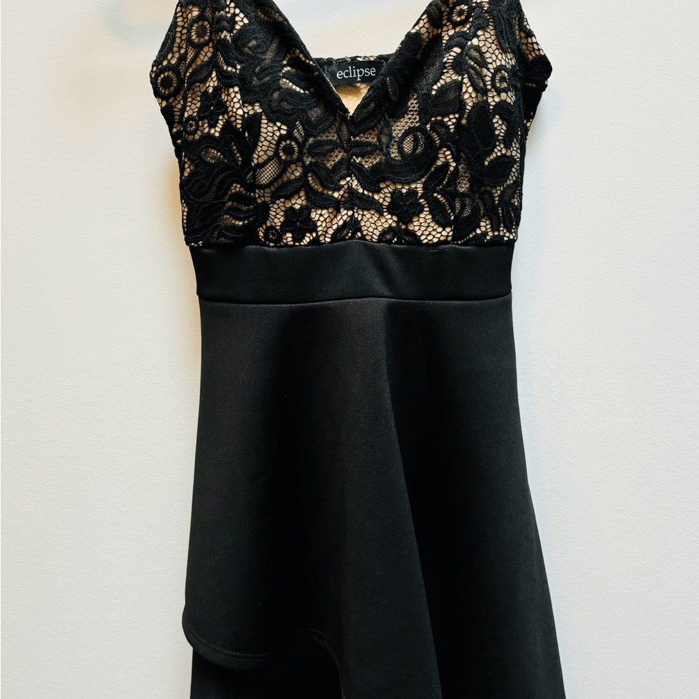 Eclipse Black with Lace Dress